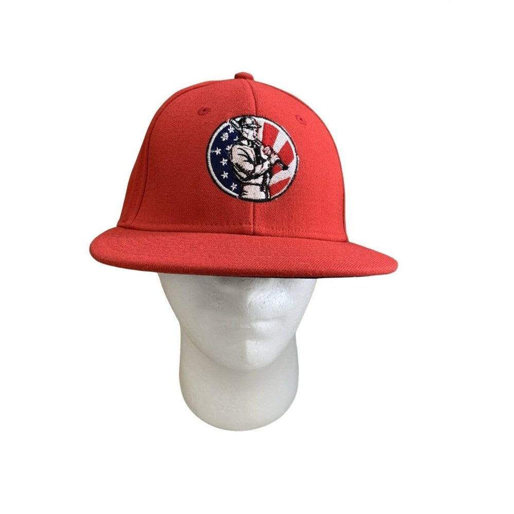 Embroidered Baseball Player Logo Raised OC Sports Froflex Q3 Tech EUC L/XL Flag